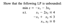 Solved Find alternative optimal solutions to the following | Chegg.com