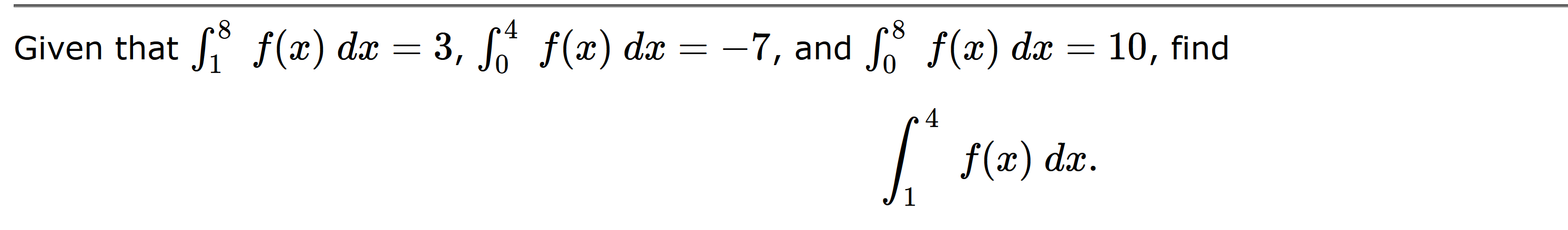 Int 2 2 f x dx
