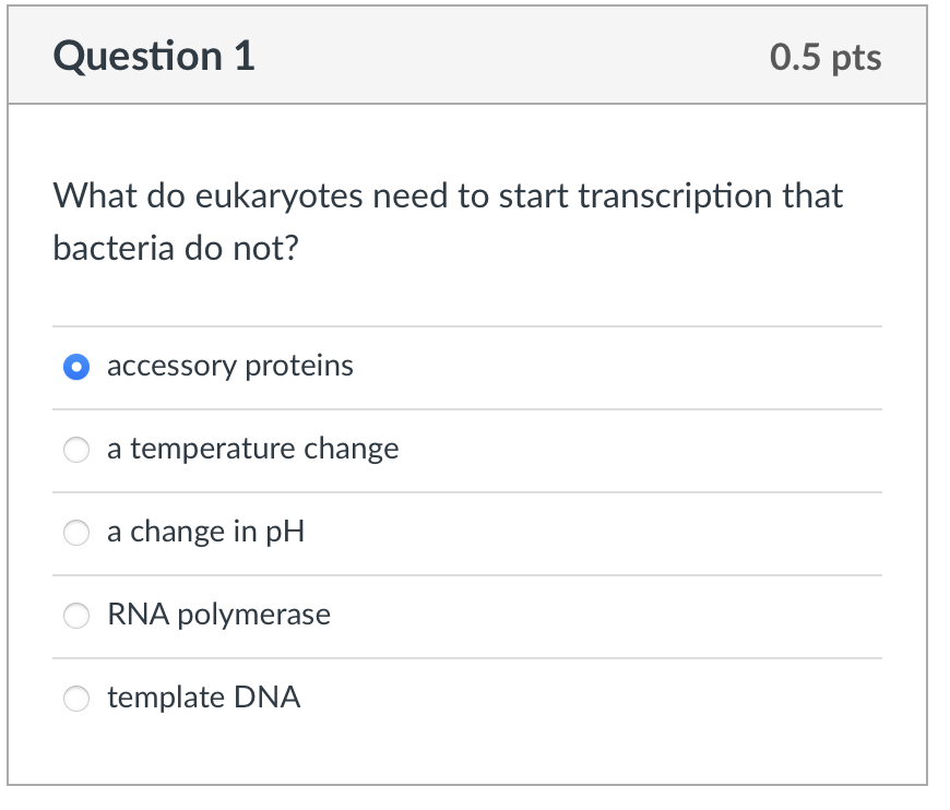Solved Which of the following statements is FALSE? RNA
