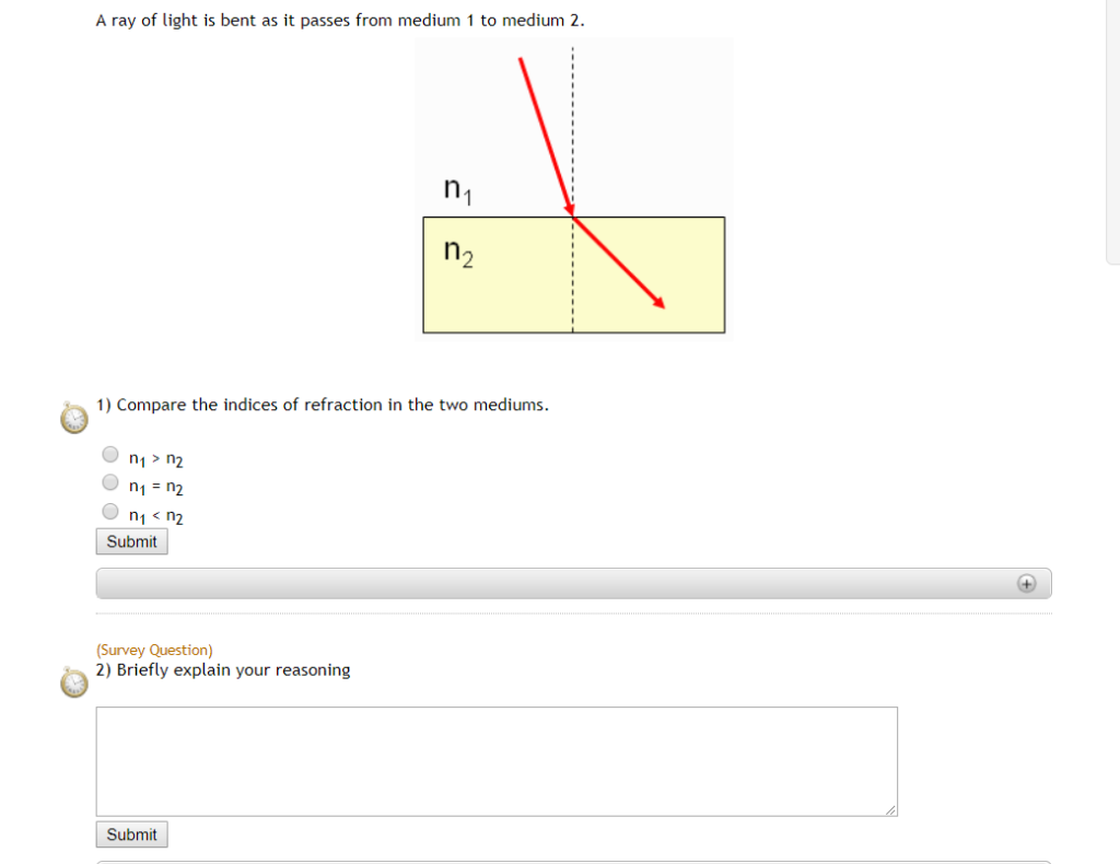 Solved A ray of light is bent as it passes from medium 1 to | Chegg.com
