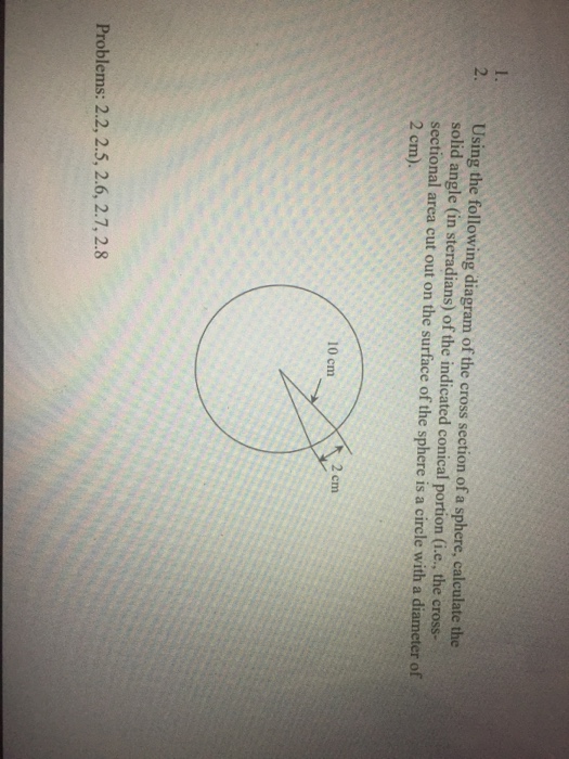 Solved Using the following diagram of the cross section of a | Chegg.com
