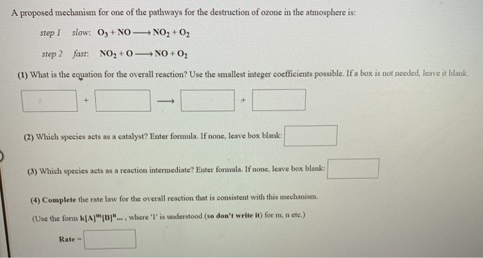 Solved of the pathways for the destruction of ozone in the | Chegg.com