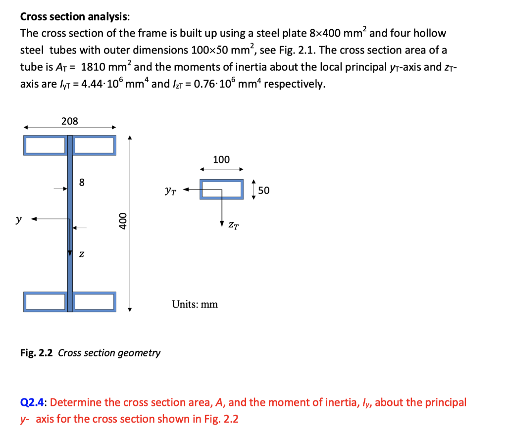 Answered: Cross section analysis Cross section analysis: The