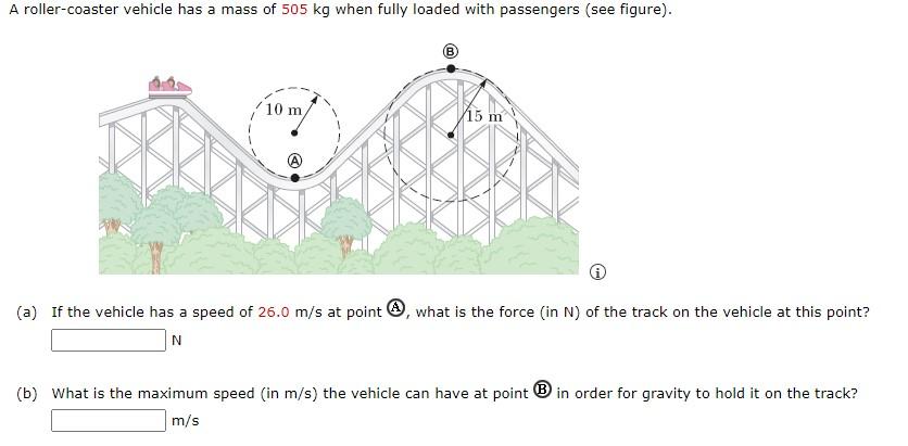 Solved (a) If the vehicle has a speed of 26.0 m/s at point | Chegg.com