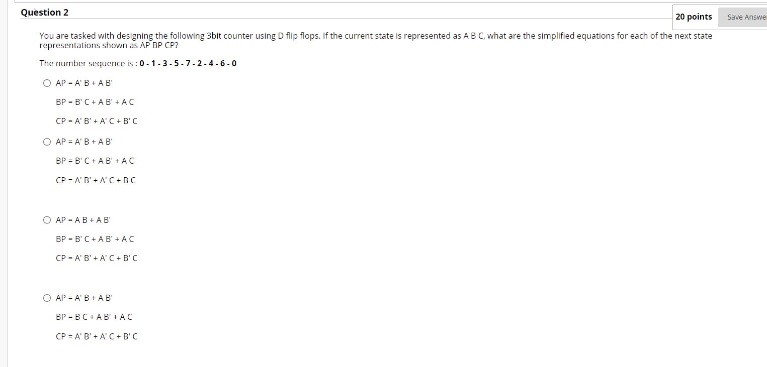 You are tasked with designing the following 3bit | Chegg.com