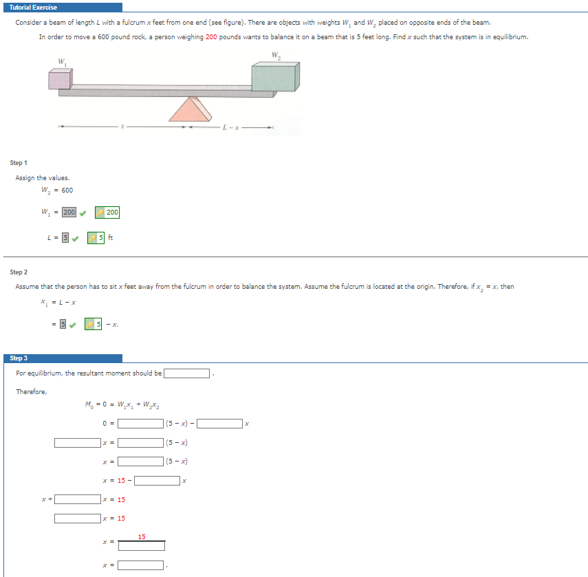 Solved Tutorial Exercise Consider a beam of length L with a | Chegg.com