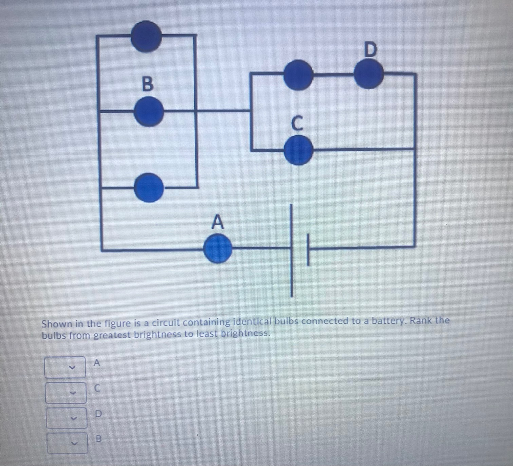 Solved D B C с A Shown in the figure is a circuit containing | Chegg.com