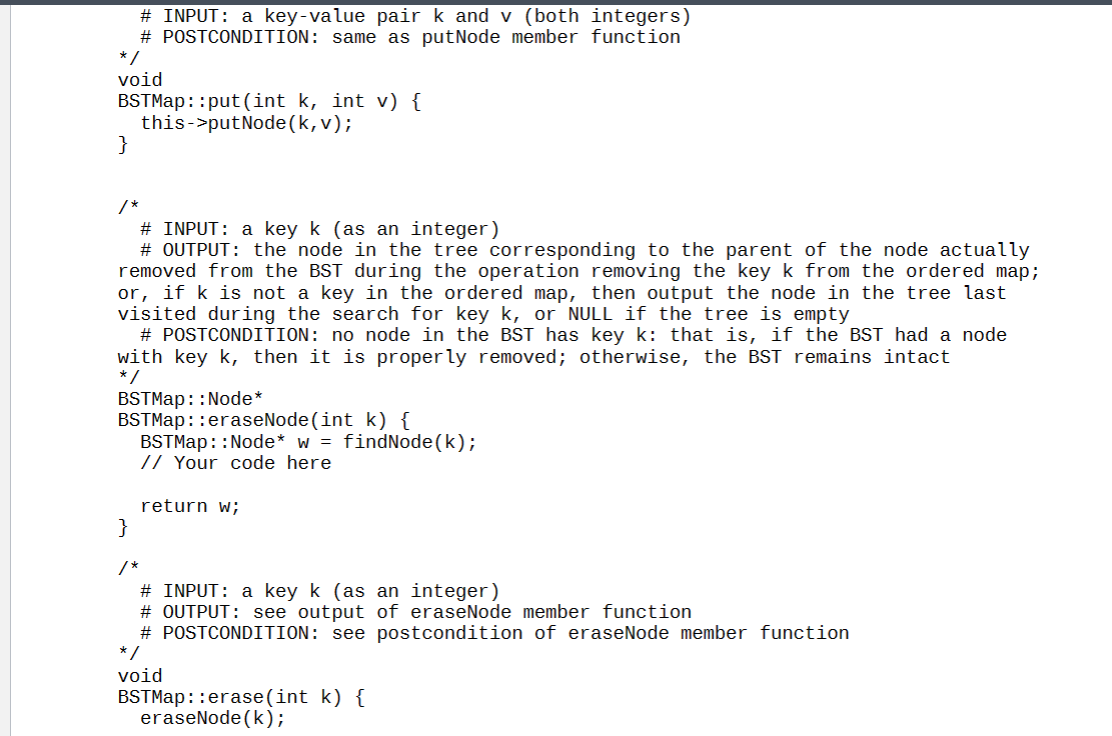 Solved \# INPUT: A Key-value Pair K And V (both Integers) \# | Chegg.com