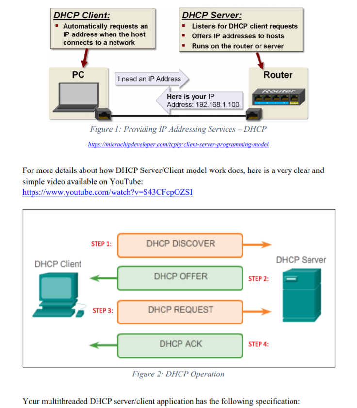 Advance IP services (DHCP and DNS): In your local | Chegg.com