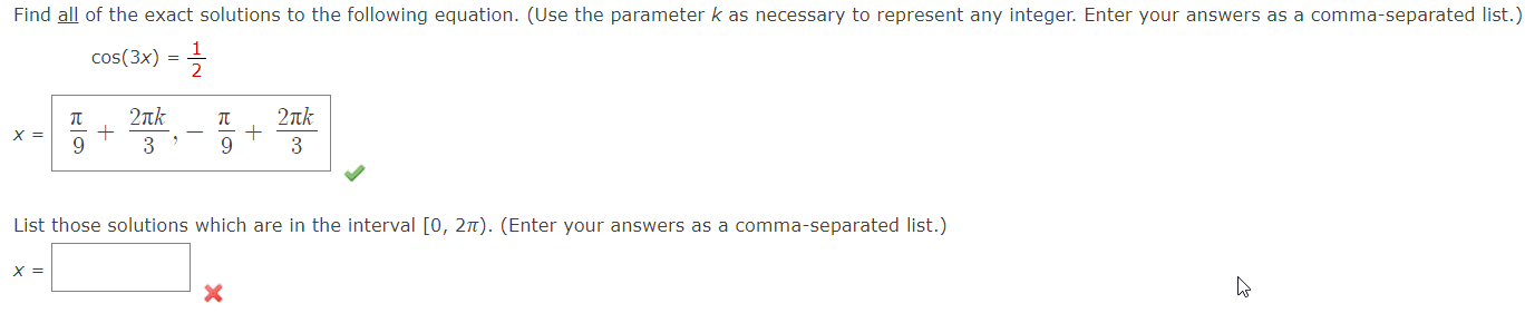 Solved Find All Of The Exact Solutions To The Following | Chegg.com