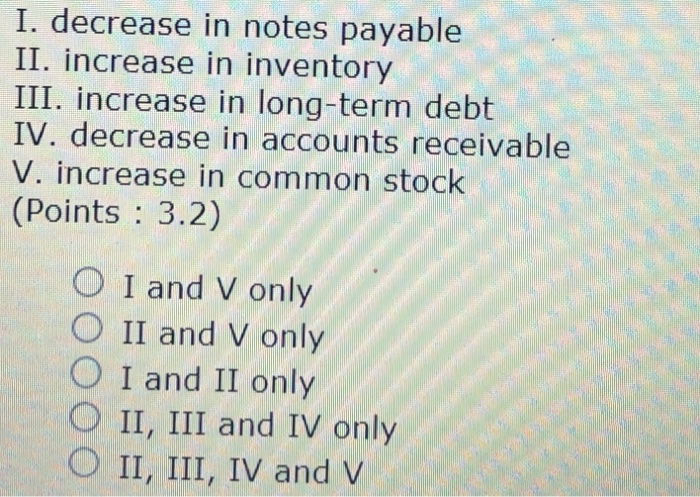 Solved Which one of the following is a use of cash? | Chegg.com