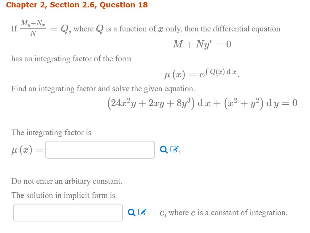 Solved Chapter 2 Section 2 6 Question 18 If Q Where Q Chegg Com