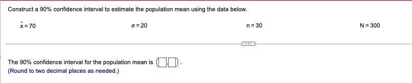 Solved Construct a 95% confidence interval to estimate the | Chegg.com