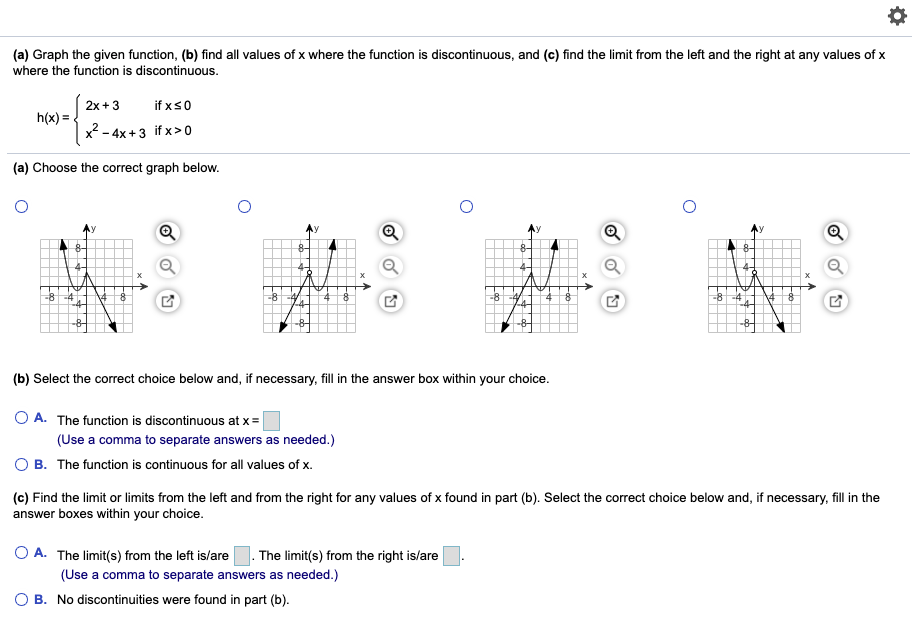 Solved O (a) Graph The Given Function, (b) Find All Values | Chegg.com