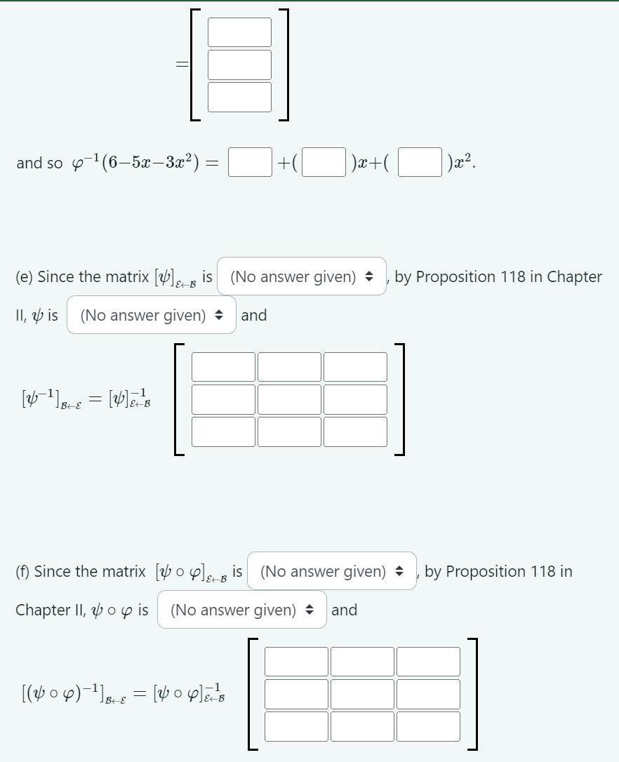 Solved Consider The Following Linear Transformations: | Chegg.com