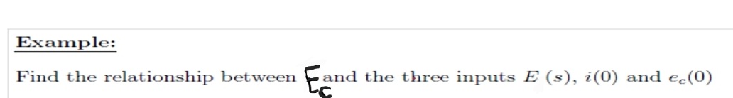 Solved Example: Find the relationship between FC and the | Chegg.com