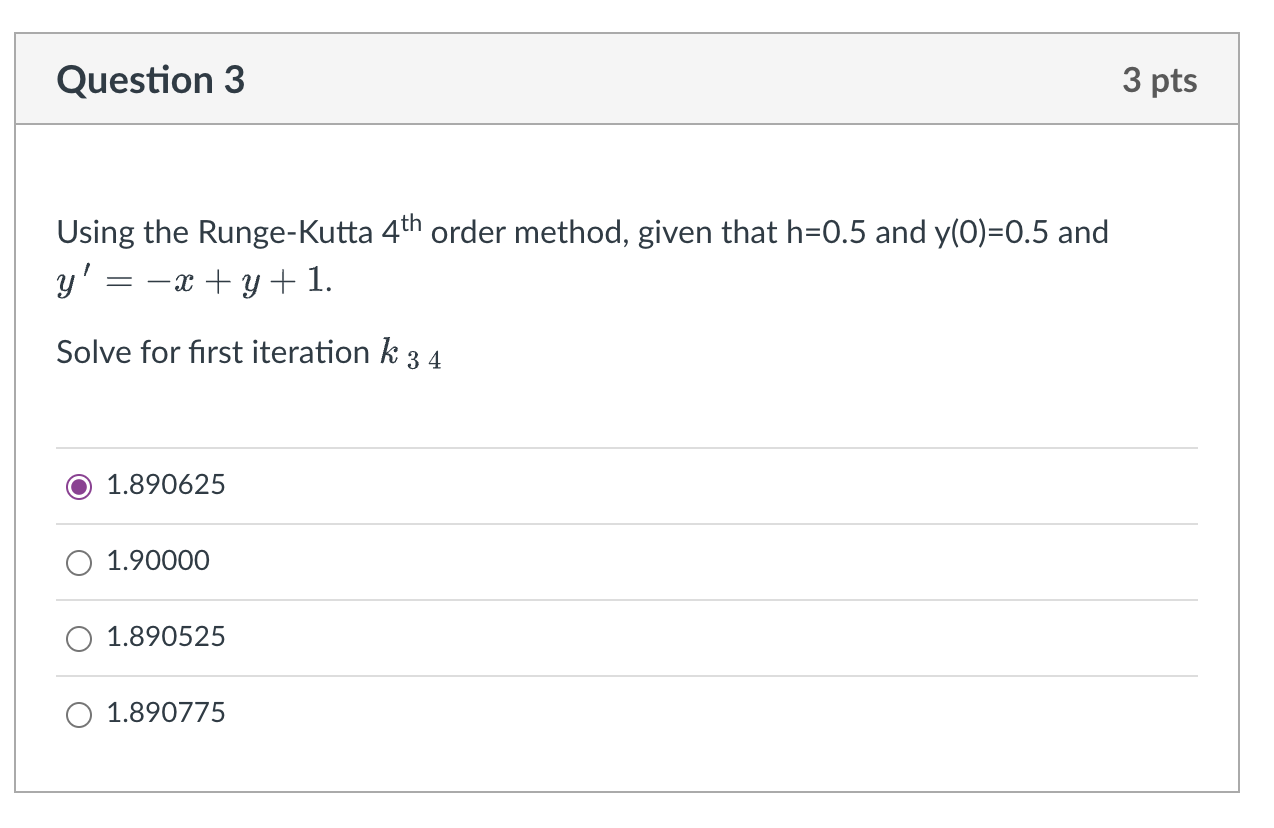 Solved \r\nUsing the Runge-Kutta \\( 4^{\\text {th }} \\) | Chegg.com