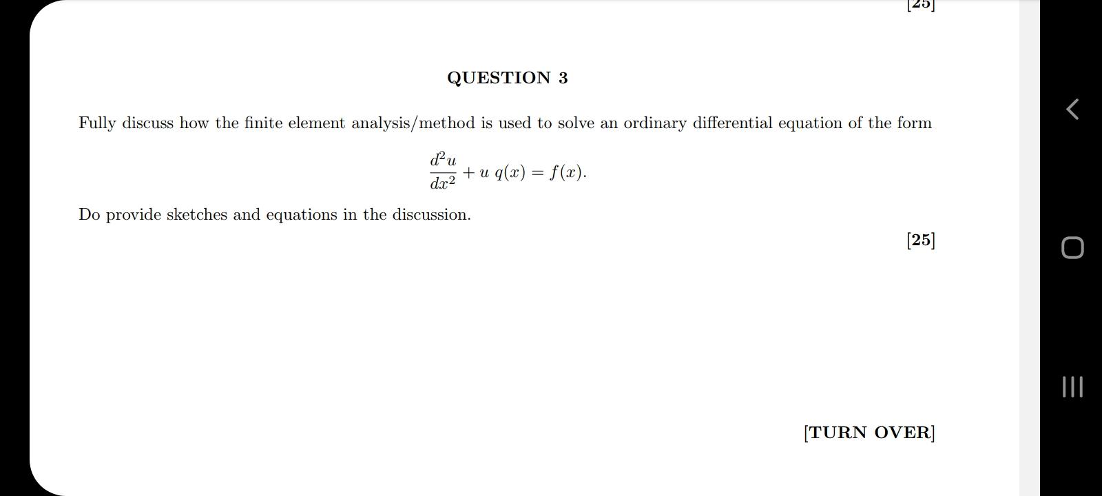 Solved Fully Discuss How The Finite Element Analysis/method | Chegg.com