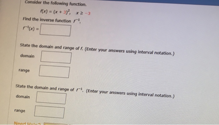 Solved Consider the following function rx) = (x + 3), x2-3 | Chegg.com