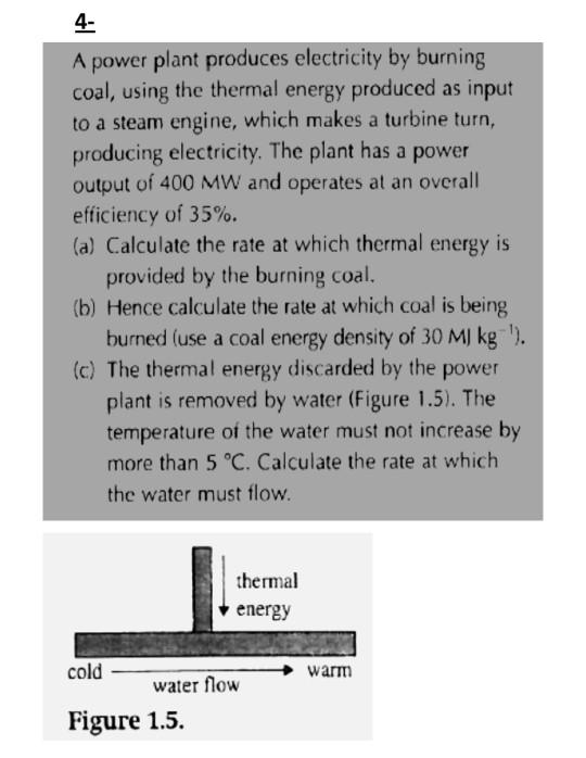 Solved 4 A Power Plant Produces Electricity By Burning Chegg solved-4-a-power-plant-produces-electricity-by-burning-chegg