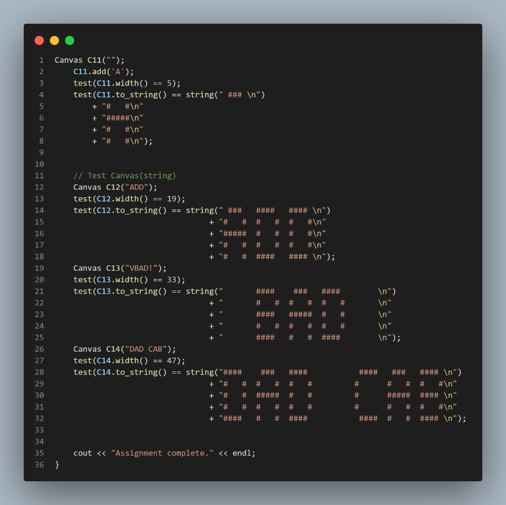 Solved Help me pass all tests. Do not change main.cpp and | Chegg.com