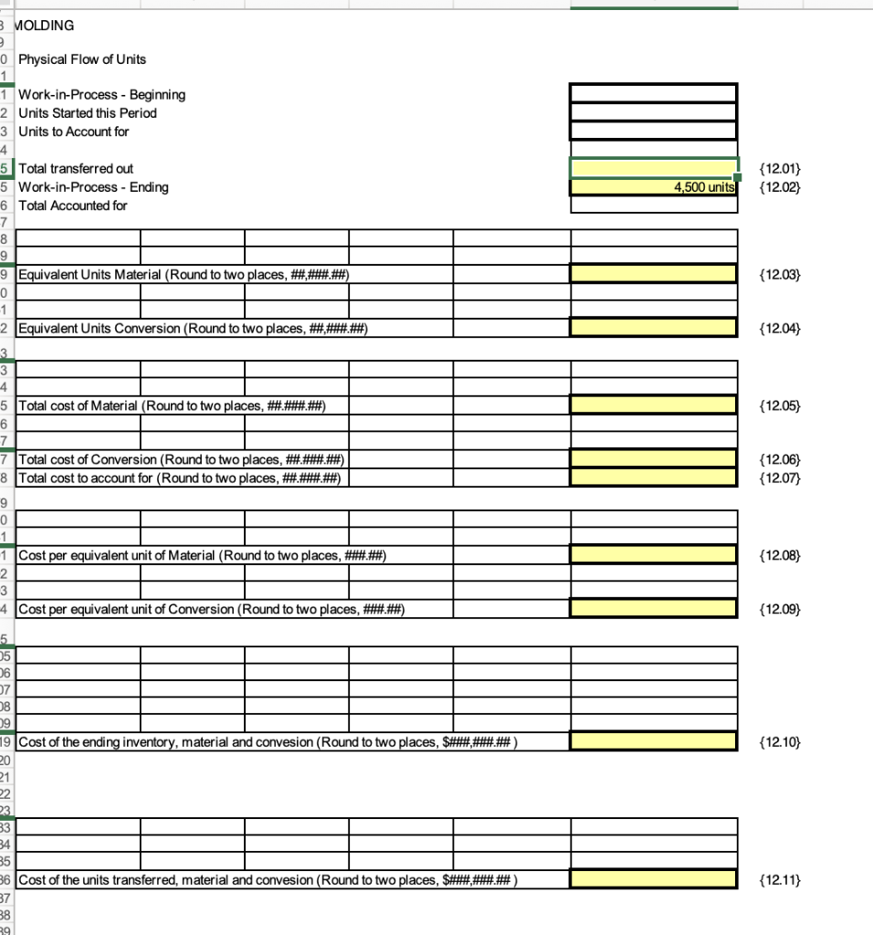 Solved Process Costing - Weighted Average General | Chegg.com