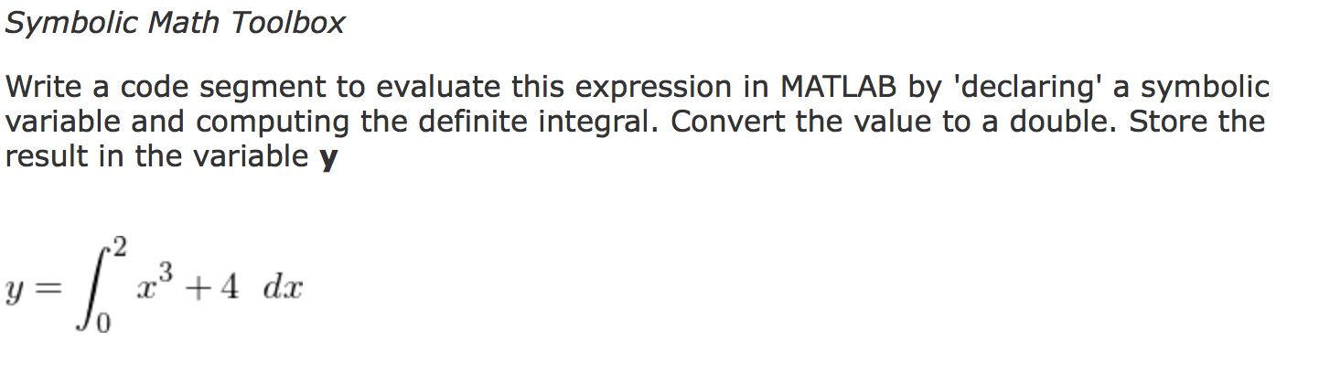 do you have to have symbolic math toolbox