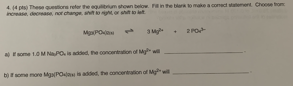 Solved 4. (4 pts) These questions refer the equilibrium | Chegg.com