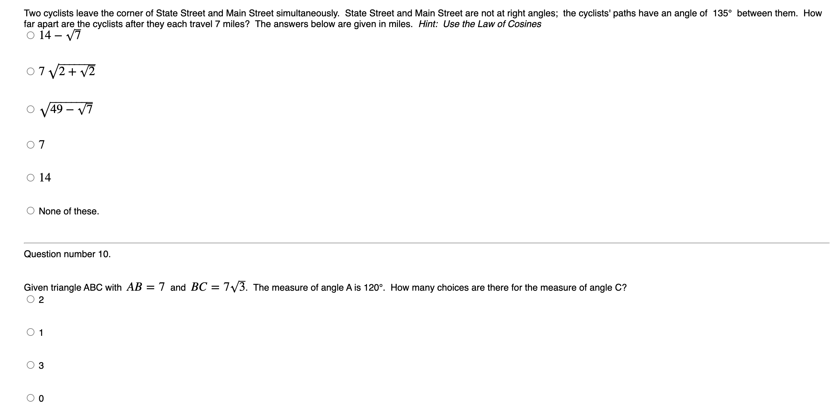 Solved I have done these question over 3x and the answer is | Chegg.com