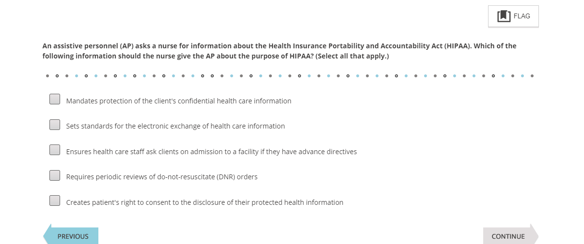 Solved An assistive personnel (AP) ﻿asks a nurse for