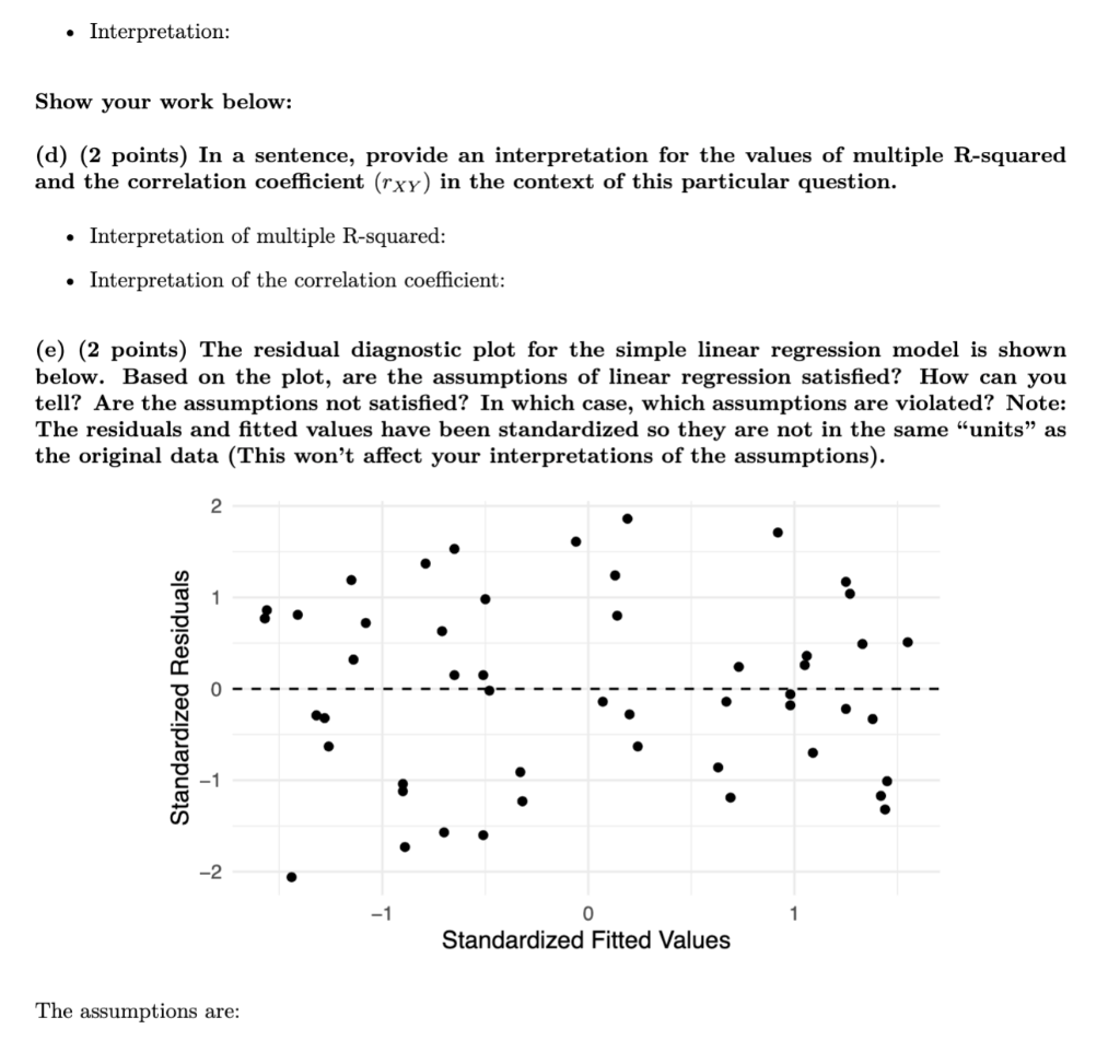 solved-a-regression-model-is-used-to-fit-the-amount-of-chegg