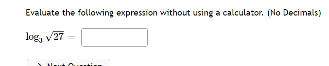 Solved Evaluate the following expression without using a | Chegg.com