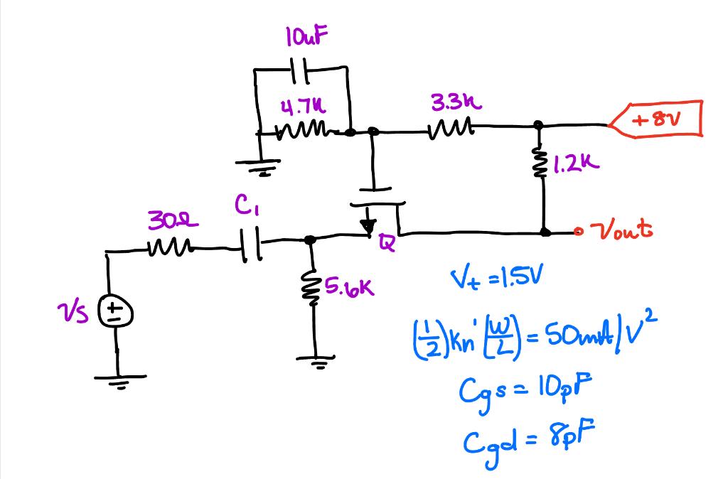Solved Estimate the value of C1 needed to make the lower 3 | Chegg.com