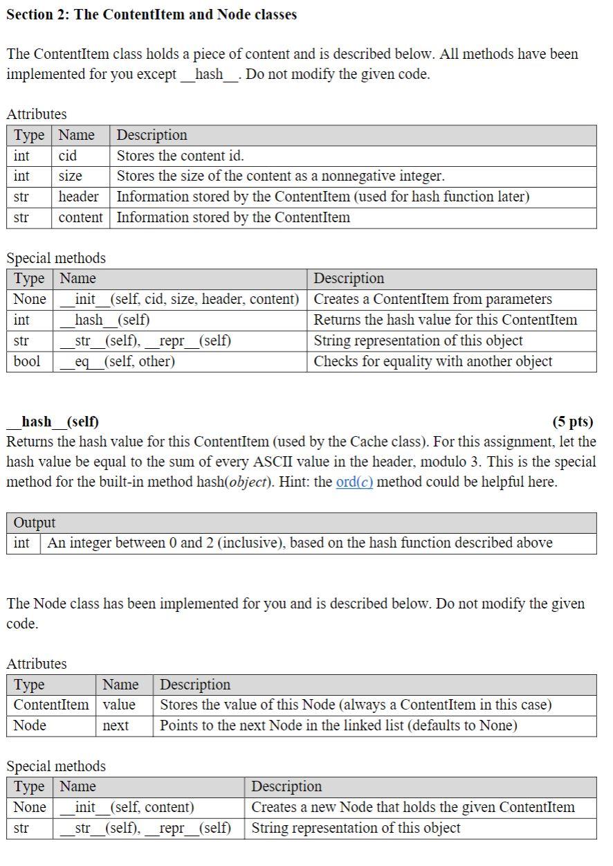 Solved STARTER CODE class Node def __init__(self,