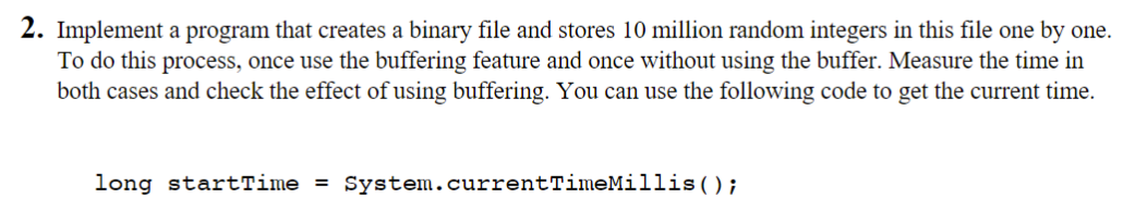 Solved IN JAVA PLEASE! Implement a program that creates a | Chegg.com
