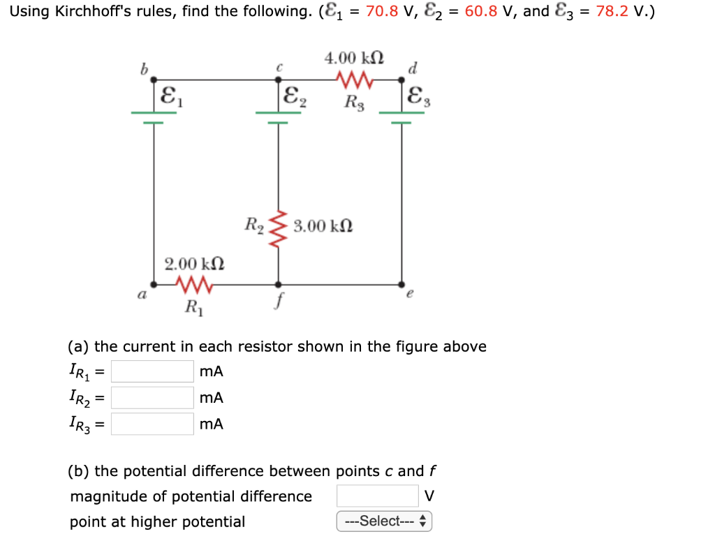 Solved For the circuit shown in the figure below, calculate | Chegg.com