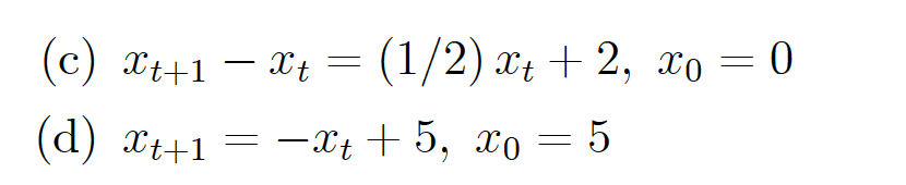 Solved Solve the following autonomous equations and analyze | Chegg.com