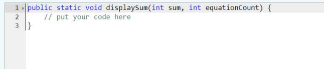 Solved Write a function to display the equations like the | Chegg.com