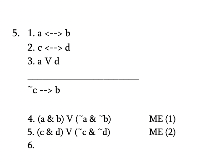 5. 1.a b 2. c