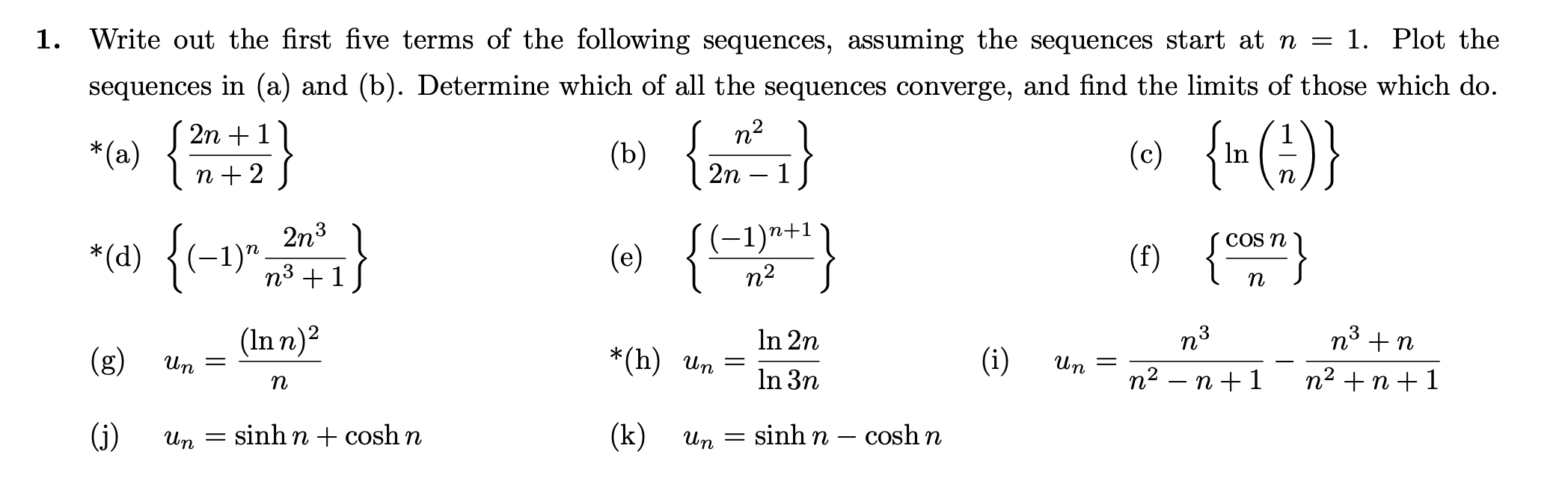 Solved Show me the steps to solve Write out the first five | Chegg.com