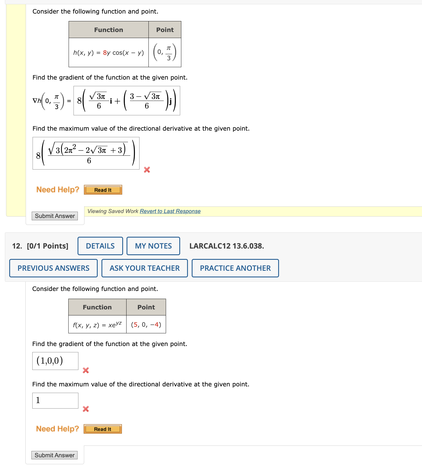 Solved Consider the following function and point.Find the | Chegg.com