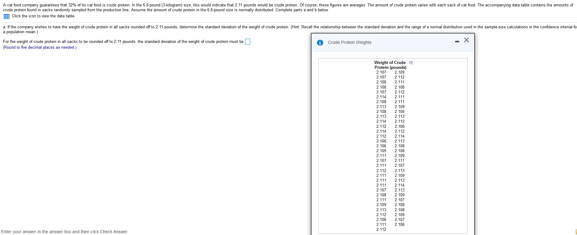 Solved A cat food company guarantees that 32 of its cat Chegg