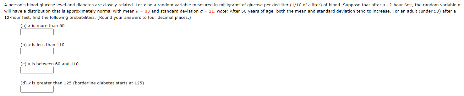 Solved Assume that x has a normal distribution with the | Chegg.com