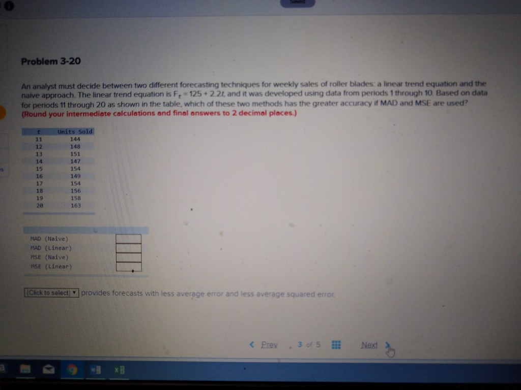 Solved Problem 3-20 An analyst must decide between two | Chegg.com