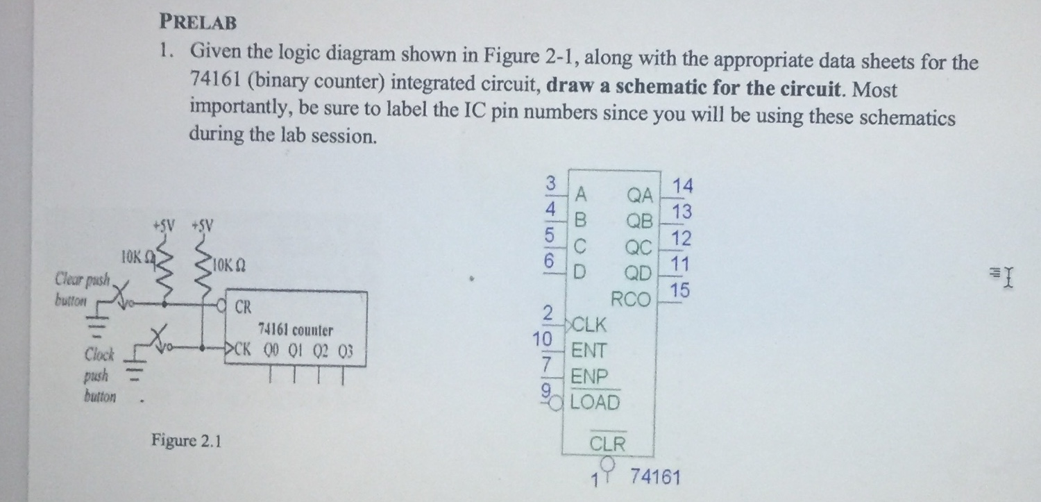 PRELAB 1. Given The Logic Diagram Shown In Figure | Chegg.com