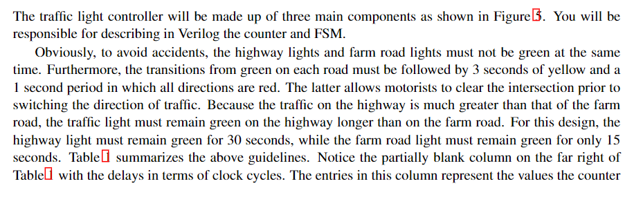 Solved 3.1 The Traffic Light Controller This week you will | Chegg.com