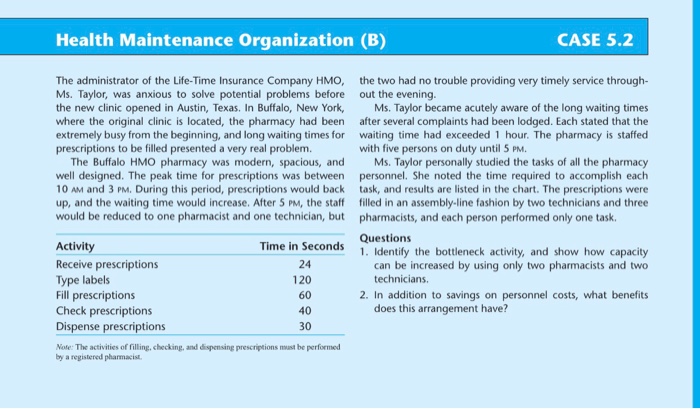 5 2 case study health maintenance organization a