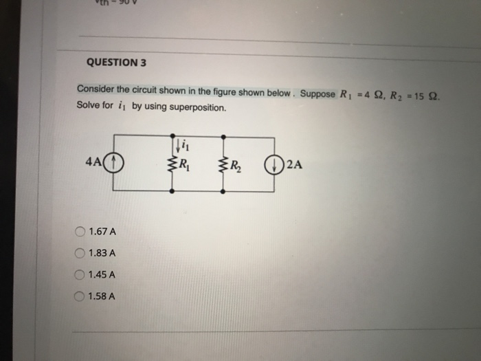 Solved QUESTION 3 Consider The Circuit Shown In The Figure | Chegg.com