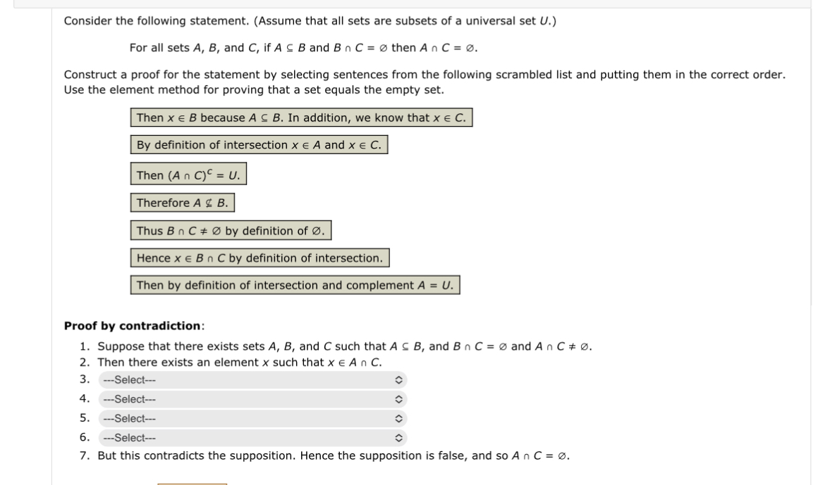 Solved Consider The Following Statement. (Assume That All | Chegg.com