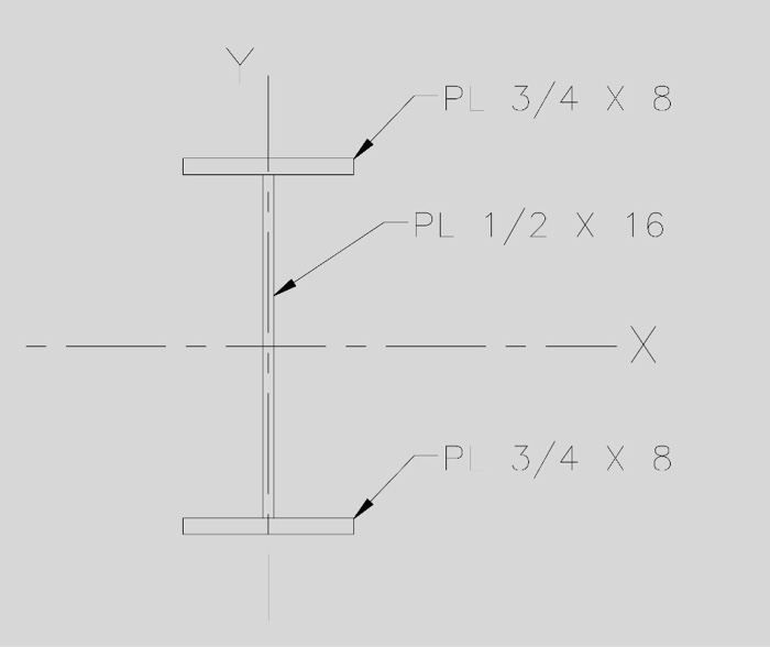 Solved Compute the moment of inertia and the section modulus | Chegg.com